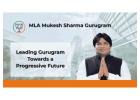 MLA Mukesh Sharma Transforming Gurugram for a Brighter Tomorrow