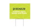 Custom Real Estate Signs Yard, HouseShape by Packeze