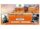 Smooth city travel: Bike on rent in Varanasi today