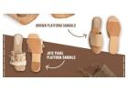 Beige Sandals & Sliders at NoStrain