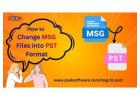 How to convert several MSG files to PST Format?