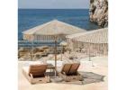 Macrame Outdoor Umbrella | Beach Umbrella with Fringes