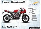 Triumph's Retro Café Racer with Modern Technology, the Thruxton 400
