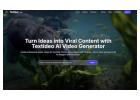 Textideo: New Users Get 100 Free Credits + $3.99 Trial Pack for AI Video Creation