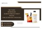 Buy Homemade Almond Orgeat Syrup Online for Authentic Cocktails