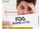 Professional Help for Responding to an FDA Warning Letter