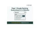 Page 1 Google Ranking Guaranteed in 3-4 Months | WebnSEO