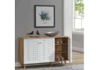DeckUp Wooden Shoe Rack – Stylish Storage with a Natural Touch