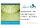 Professional Tank Internal Coating Services - Kirloskar Corrocoat