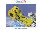 Underground Warning Tape Perfect for Marking Buried Utilities