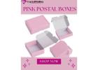 F4 Pink Postal Boxes 7x5.5x2 Inch | Pink Envelope Box