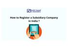 Setting up subsidiary in India