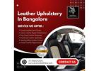 Leather Upholstery In Bangalore | Genuine Leather Car Seat Covers