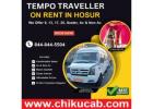 Tempo Traveller in Hosur – Comfortable & Budget-Friendly | ChikuCab
