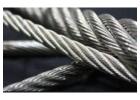 Lifting and hoisting can be done with a stainless steel wire rope