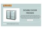 Premium Stainless Steel Double Door Fridge Freezer for Modern Homes