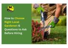 Looking for a local gardener in Adelaide