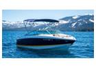 Premium 22' Cobalt Boat Rental in Tahoe City at Sunnyside Marina 