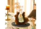 Handcrafted Curved Glass Roots Vase | Nature-Inspired Home Decor
