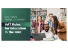 VAT on Educational Services in the UAE - Shuraa Tax