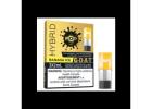 Best 2025 Hybrid Vape Pods: Pop G.O.A.T Series Banana Ice – 20mg Nic Salt for Intense Throat Hit 
