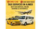 Best Taxi Service in Ajmer – Trusted Cab Rentals for Every Journey