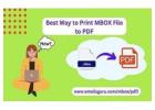 Convert Thunderbird MBOX file to PDF 