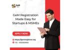 GeM Registration Made Easy for Startups & MSMEs
