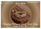 Buy Now Everyday Statement Wavy Band Rings Online in the USA