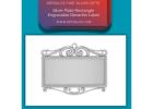 Elegant Silver Plate Engravable Decanter Label – Krysaliis Fine Silver Gifts