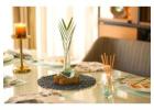 Rustic Glass & Wood Vase | Perfect Centerpiece