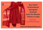 Buy Hand Embroidered Georgette Anarkali Suits for Women Online in India