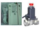 Gas detector with solenoid valve home security kitchen safety