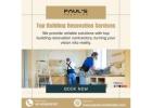 Top Building Renovation Contractors in Bangalore