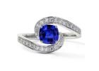 Buy Diamond Sapphire Ring Online