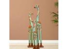 Handcrafted Wooden Giraffe | Nature’s Grace in Every Curve