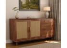 Luxury Home Organizer Crafted with Wooden Sideboard
