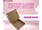 Brown Mailing Boxes – C7 Large Letter Kraft Box for Secure Mailing & Shipping