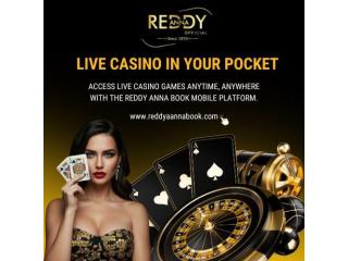Play Live Casino Anytime on Reddy Anna Book