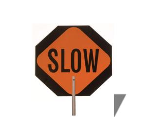 Reliable Stop & Slow Paddles by Safety Flag Co. of America – Control Traffic with Confidence