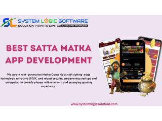 Best Satta Matka App Development