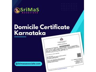 Online Application for Domicile Certificate in Karnataka