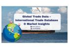 Global Trade Data – International Trade Database & Market Insights