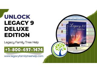 How to Unlock Legacy 9.0 Deluxe Edition and Upgrade Your Family Tree Software