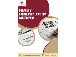 Find Relief with Chapter 7 Bankruptcy Law Firm