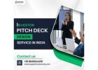 Investor Pitch Deck Design Service in India.