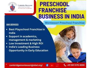 Preschool Franchise Business in India | Montessori Preschool Franchise