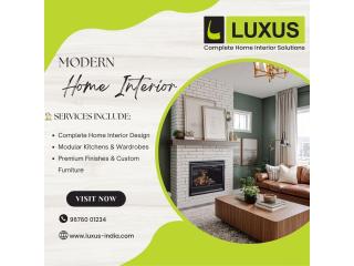 Modern Home Interior Design Solutions by Luxus India Pvt. Ltd