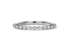 Gorgeous Half Eternity Diamond Round Prong Wedding Band