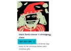 BLACK SANTA CLAUSE N CHRISTMAS CHEER 